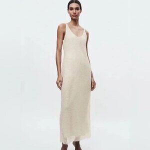 Zara Cream Maxi Dress